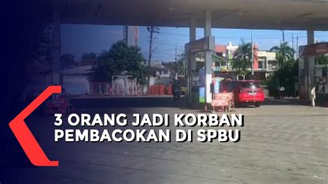 Tiga Orang Jadi Korban Pembacokan Di Spbu Simpang Empat Banjarbaru