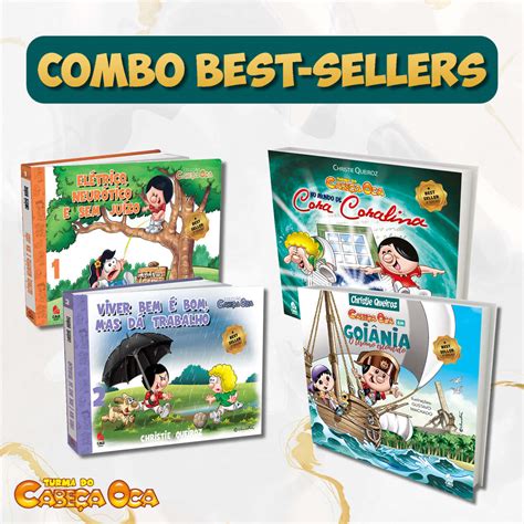 Combo Best Sellers Turma do Cabeça Oca Livros Infantojuvenis