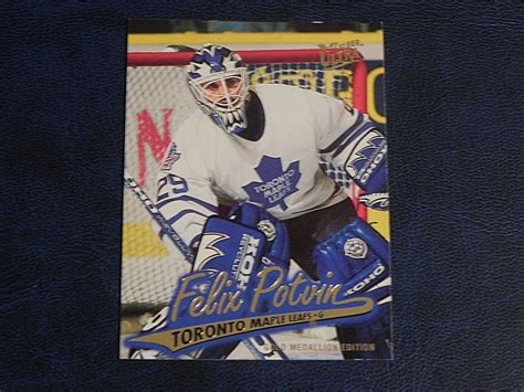 1996 97 9697 Fleer Ultra Gold Medallion G 165 Felix Potvin Toronto