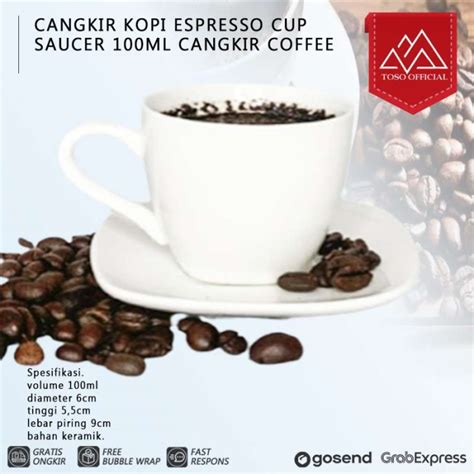 Promo Cangkir Kopi Espresso Cup Saucer Ml Cangkir Coffee Cup Kopi