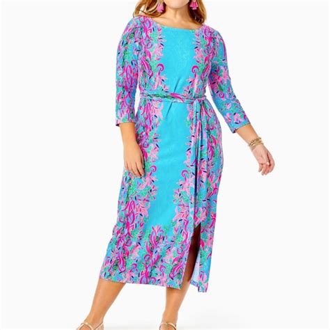 Lilly Pulitzer Dresses Nwt Lilly Pulitzer Carabella Upf Midi