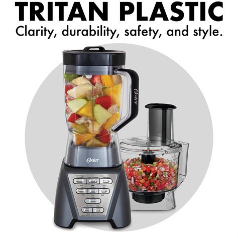 Oster Pro 1200 Blender With Professional Tritan Jar And Food Processor