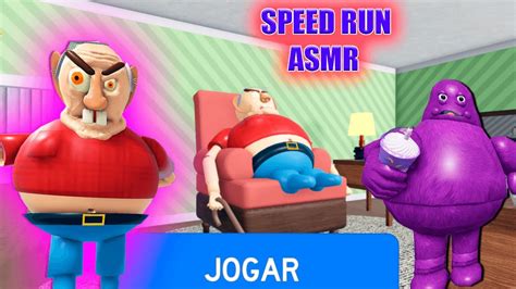 Speed Run Escape Evil Grandpa Obby Roblox Youtube