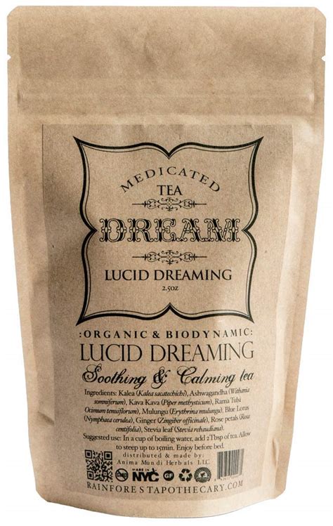 Anima Mundi Herbal Dream Tea Lucid Dreaming Loose Tea With