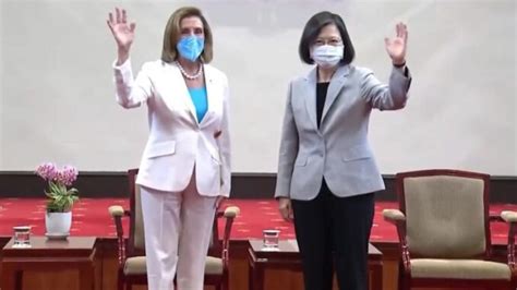 U S House Speaker Nancy Pelosi Meets Taiwans President « Khabarhub