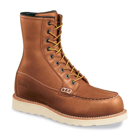 Mens Worx® By Red Wing® Shoes 5559 8 Steel Toe Eh Boots Tan 102358