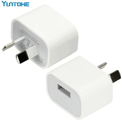 500pcs Au Usb Power Adapter 5v 2a Australia New Zealand Au Plug Wall Charger For Iphone Mobile