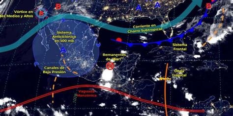 Remanentes De Karl Provocará Lluvias Sobre Veracruz Oaxaca Chiapas Y Tabasco Tvqroo