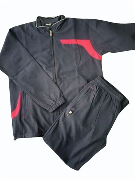 Mens Black Polyester Tracksuit Size Large At Rs 400 Set In Kanpur