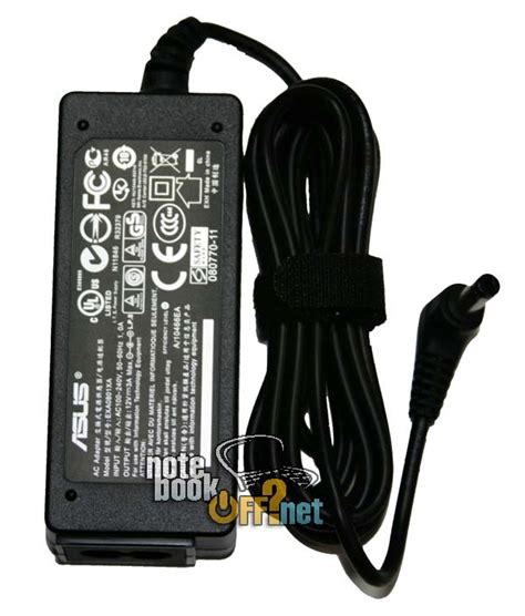 Cargador Asus Original 12v 3a 36w Eee Pc Series 900 1000 990 00