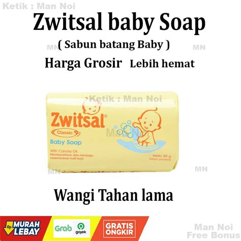 Jual Zwitsal Sabun Mandi Bayi Batang 80gr Classic Free Bonus Shopee