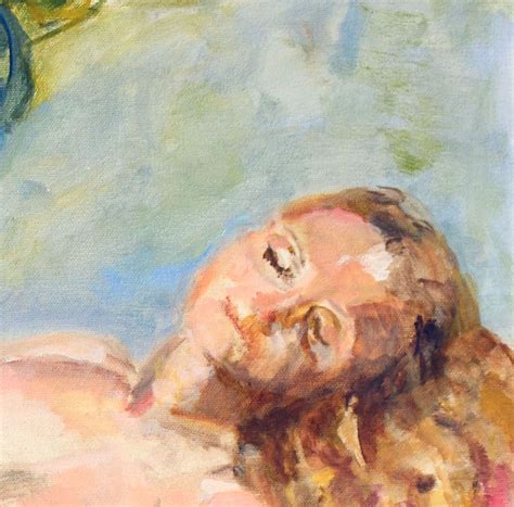 Patricia Gillfillan Vintage Reclining Nude Figurative For Sale At