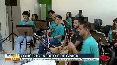 Gazeta Meio Dia Orquestra Jovem Se Apresenta Em Concerto No ES