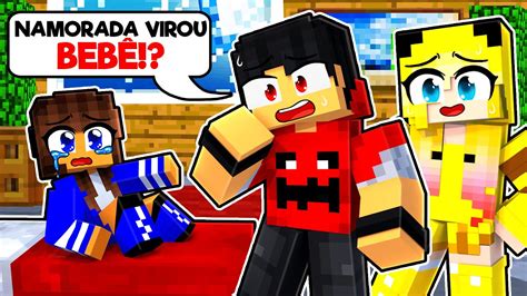 A Namorada Do P Dru Virou Um Beb No Minecraft Pimpolha Youtube