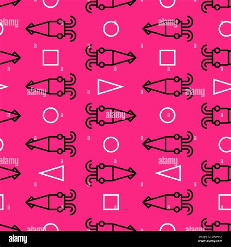 Squid pattern seamless. background squids. vector texture Stock Vector Image & Art - Alamy