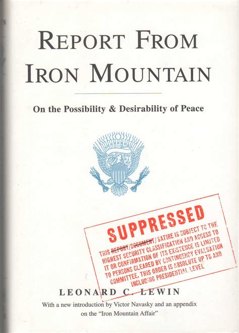 Report from Iron Mountain – Reality Zone