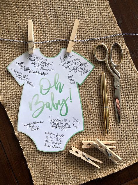 Oh Baby Onesie Shape Advice For Parenthood Printable Baby Etsy