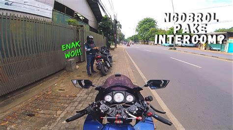 Serunya Riding Sambil Ngobrol Pake Bluetooth Intercom Ninja Karbu