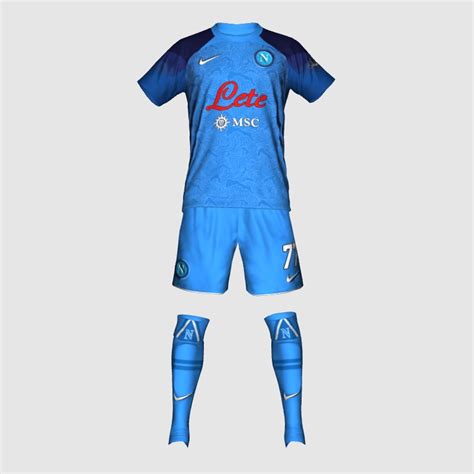 SSC Napoli Home Nike Concept GabLAB PES Master Kit Creator Showcase