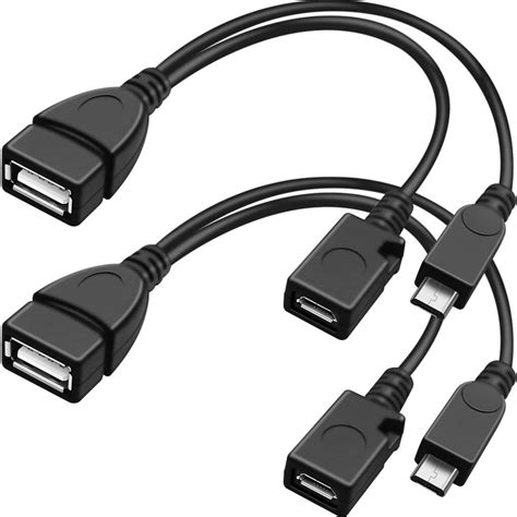 Amazon Necables In Otg Cable For Tv Stick With Power Cord Usb