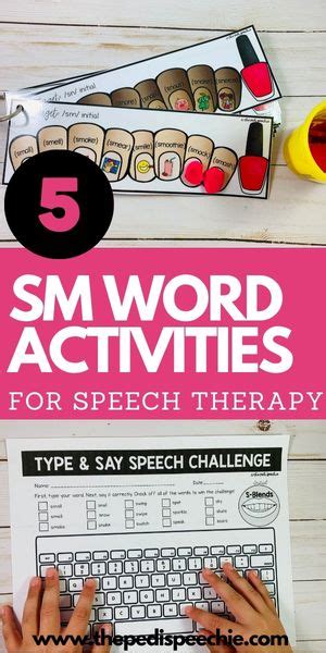 How To Teach Sm Words In Speech Therapy Guide And Activities The