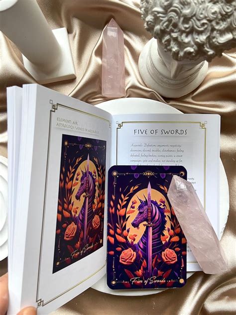 Tarot Card Deck Tarot Deck With Guidebook Beginner Tarot Deck 78 Card Tarot Deck Luce Dell