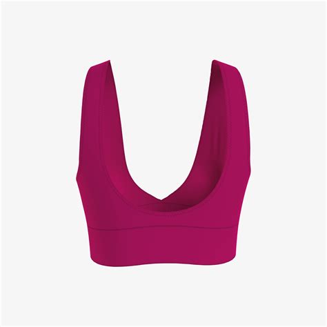 Calvin Klein Bralette Longline Rp Kadın Pembe Bikini Üstü Kadin Mayo