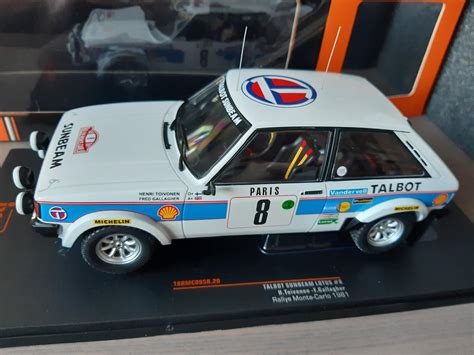 Talbot Sunbeam Lotus Toivonen Rallye Monte Carlo Ixo Aukro