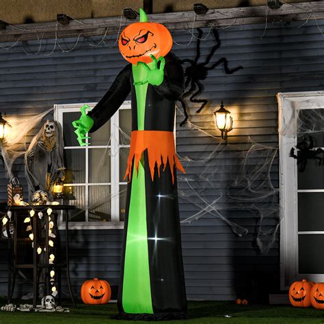 The Twillery Co The Holiday Aisle 9FT Inflatable Halloween Pumpkin