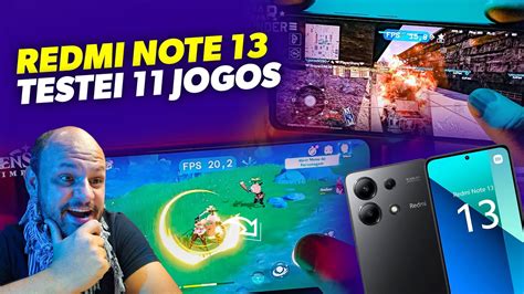 REDMI NOTE 13 é BOM PARA JOGOS PESADOS Vai Rodar Game test versão 4G