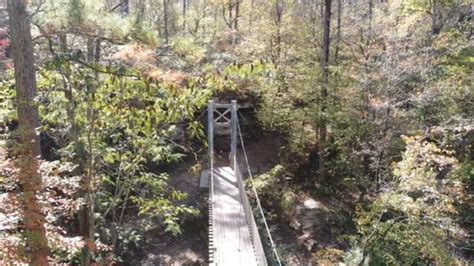 Fly My Mavic Mini Drone Into Noccalula Gorge To See Suspension Bridge