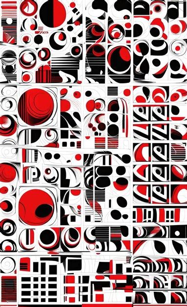 Premium Photo Abstracts Destruction Red Black White