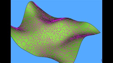 Freecad With Pyflow Voronoi On Surface For Random Point Sets Youtube