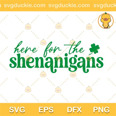 Here For Shenanigans SVG Shenanigans SVG