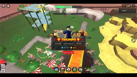 Roblox Tower Defense Simulator Crossroads Fallen Mode 29 32 Winning With No Accelerators