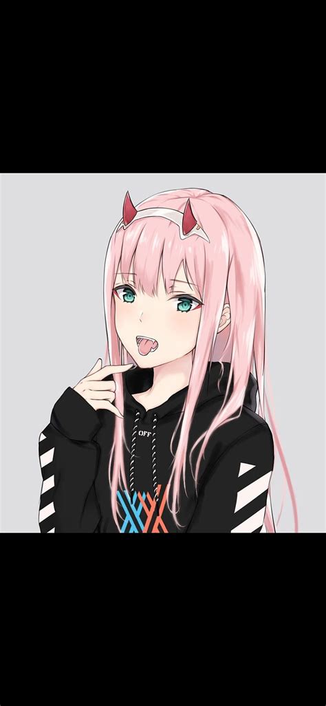 Zero Two 002 Anime Cute Darling In The Franxx Hd Phone Wallpaper