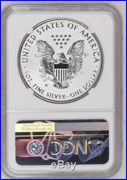 W Enhanced Reverse Proof Ngc Pf Silver Eagle Pride Of Two