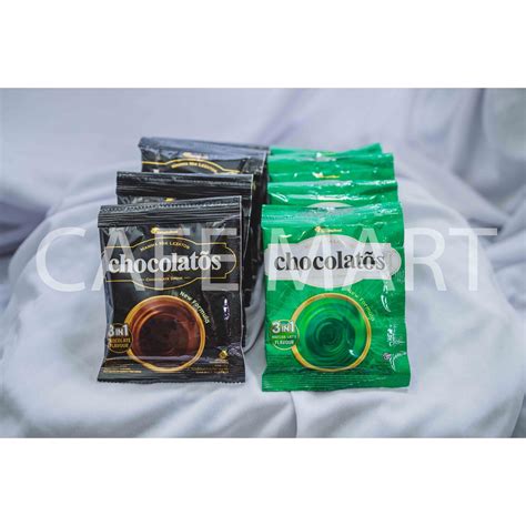 Jual Chocolatos Chocolate Matcha Drink 25GR 1 Renceng Isi 10 Pcs