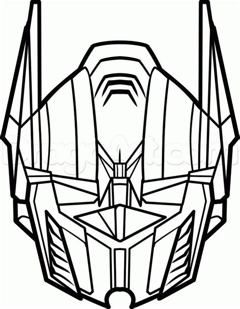 How To Draw Optimus Prime Easy Step 6 Optimus Prime Art Transformers