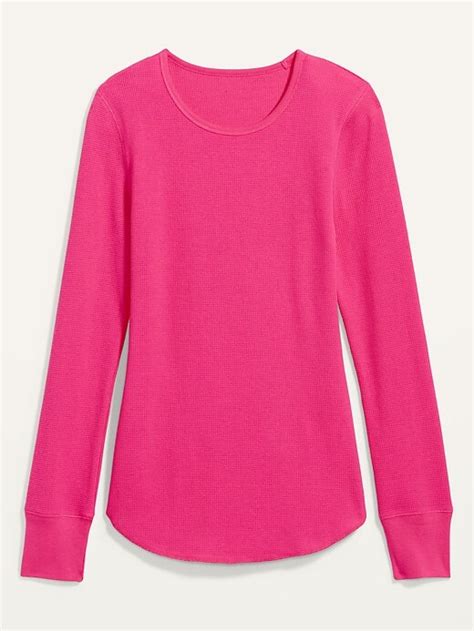 Thermal Knit Long Sleeve Tee For Women Old Navy