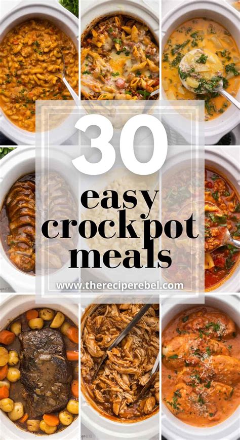 Our Favorite Easy Crockpot Meals The Recipe Rebel