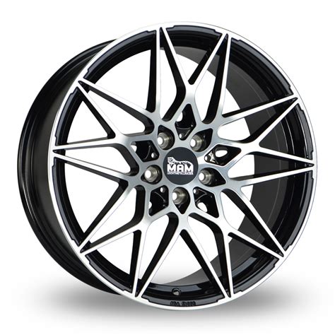 Buy Mam B Black Front Polished Alloy Wheels Wheelbase