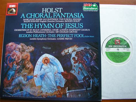 HOLST: A CHORAL FANTASIA / THE HYMN OF JESUS / EGDON HEATH ECO / LPO ...