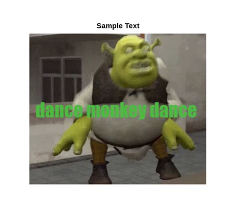 dance shrek Animated Maker Piñata Farms The best meme generator