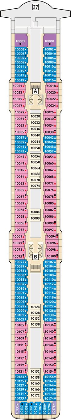 Mein Schiff 5 Deck plan & cabin plan