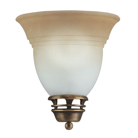 Portfolio 8 In W Libbe 1 Light Antique Brass Pocket Wall Sconce At