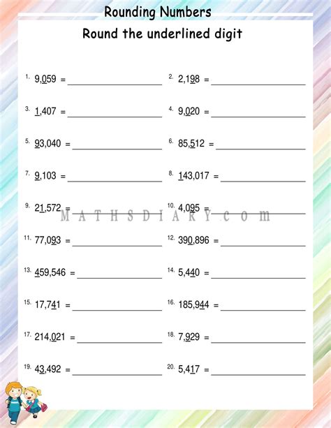 Free Worksheet For Rounding Numbers Download Free Worksheet For Rounding Numbers Png Images