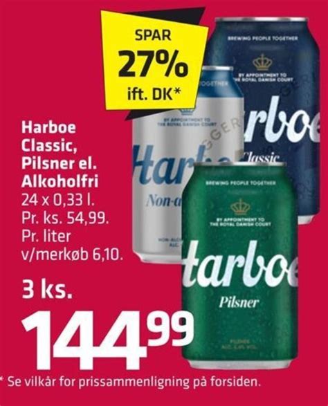 Harboe Classic Pilsner El Alkoholfri Tilbud Hos Fleggaard