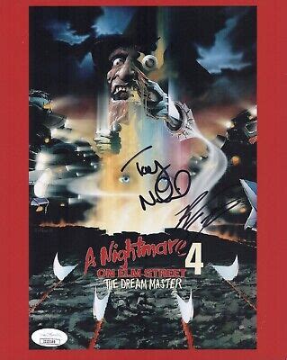 TOY NEWKIRK & RODNEY EASTMAN Signed 8x10 NIGHTMARE ON ELM STREET 4 ...