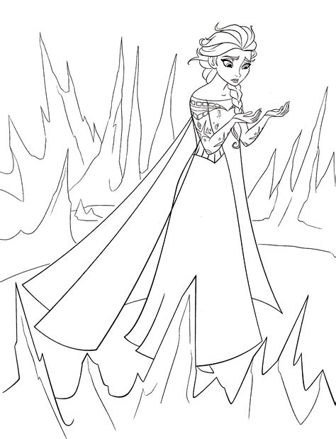 Walt Disney Coloring Pages Queen Elsa Walt Disney Characters Photo